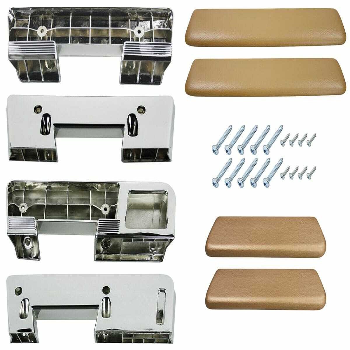 Armrest Kits for 1965-1967 Buick Chevrolet Dark Blue Front and Rear