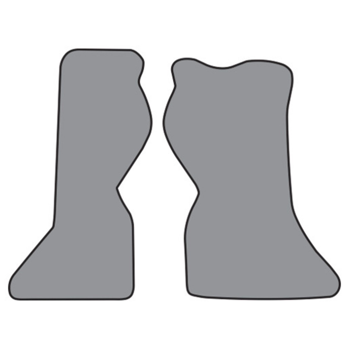 Floor Mats for 1979-1982 Chevrolet G10 Van Frt Row Cutpile 2Pc