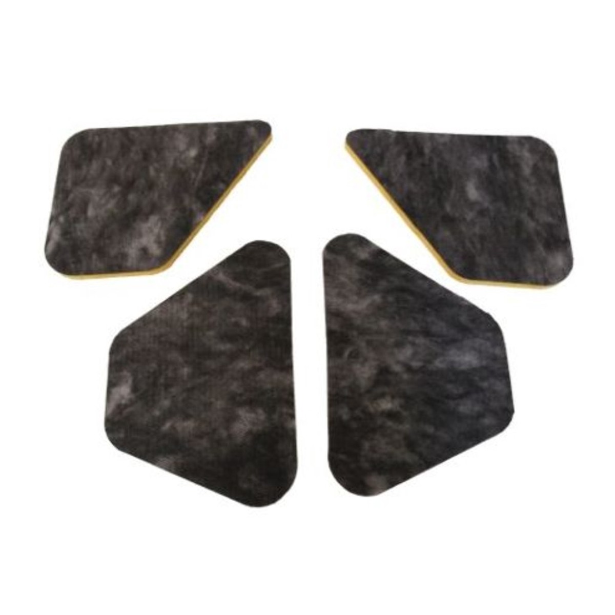 Hood Insulation Pad for 1966-1968 Lincoln Continental with Clips Black 4Pc
