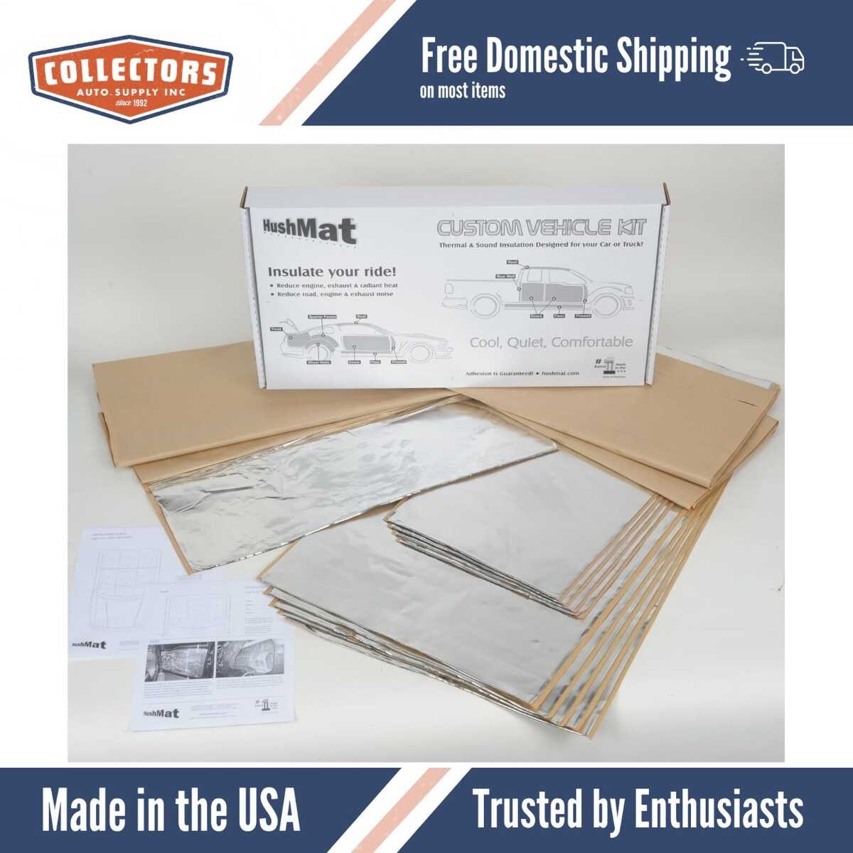 Sound Deadener Complete Vehicle Insulation Kit for 2011-2022 Jeep