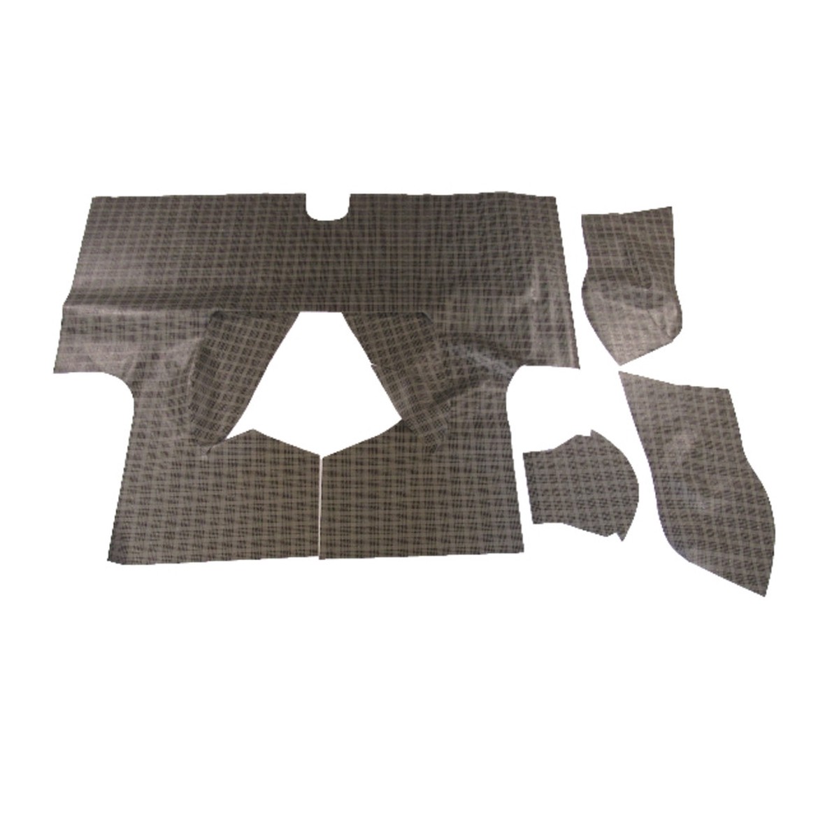 Trunk Floor Mat Cover for 60 Ford Thunderbird 2DR Hardtop Vinyl Small Plaid 4pc
