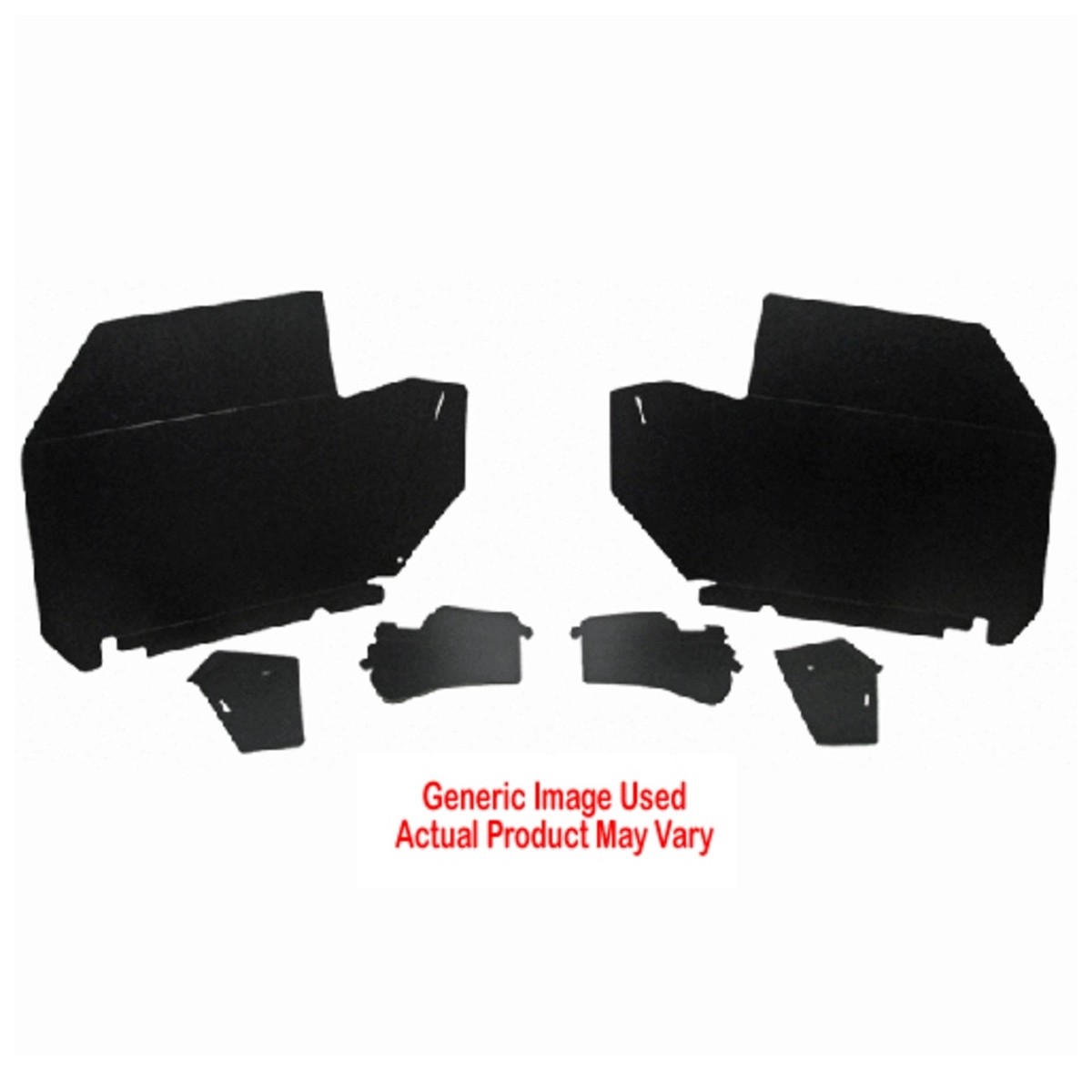 Trunk Side Panel Board 2pc for 1963 Pontiac Grand Prix 2 Door Hardtop Aqua