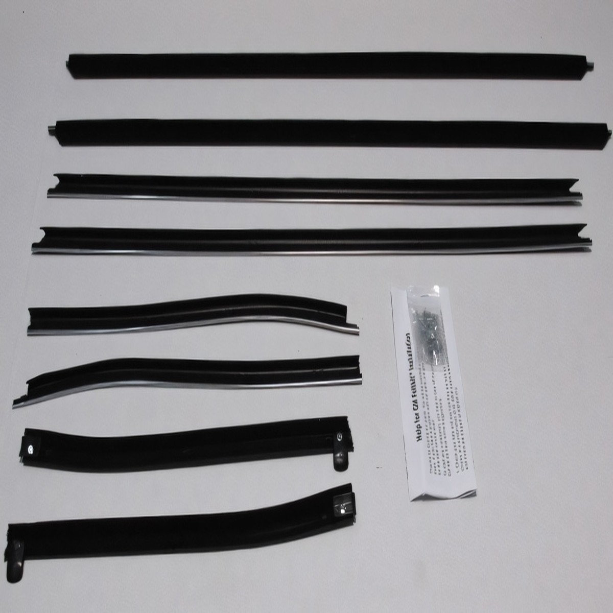 Window Sweeps Felt Kit for 1969-1972 Pontiac GTO Lemans Convertible OEM