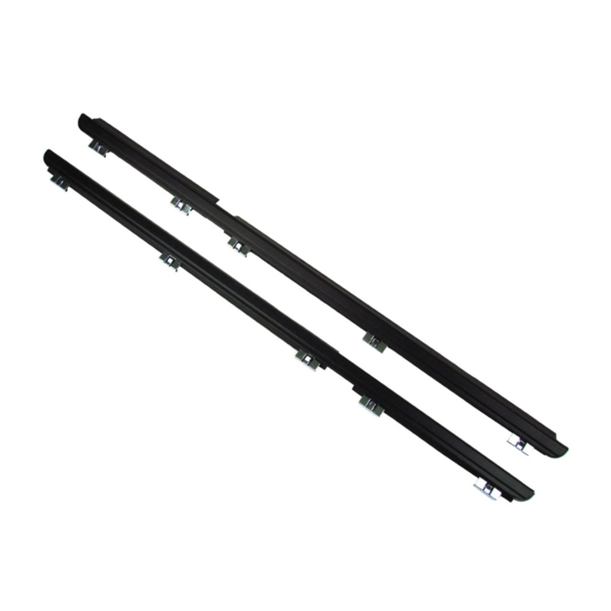 Window Sweeps Felt Kit Rear Outer Left Right Pair for 84-96 Jeep Cherokee 4DR