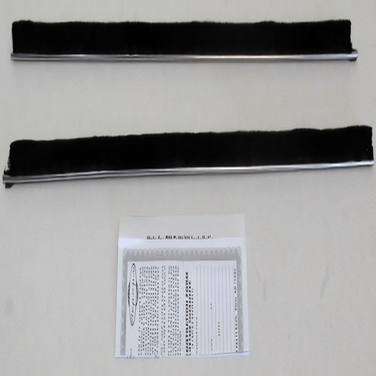 Window Sweeps for Chevrolet El Camino 1968-1972 Coupe Pickup Authentic 2pcs