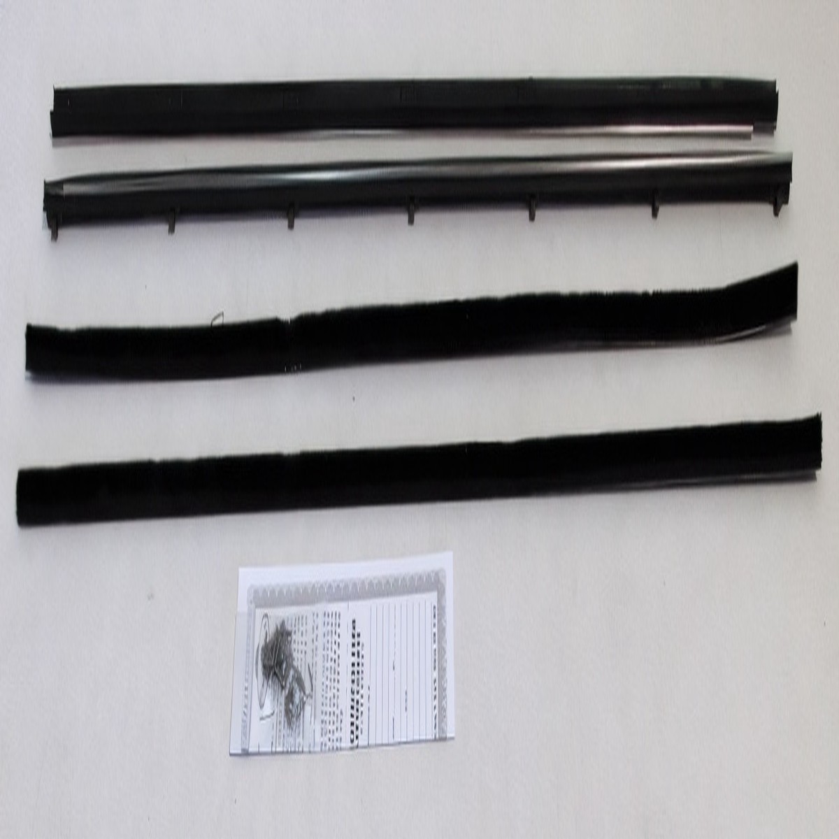 Window Sweeps Weatherstrip for 61-71 International Truck Black Front Left Right