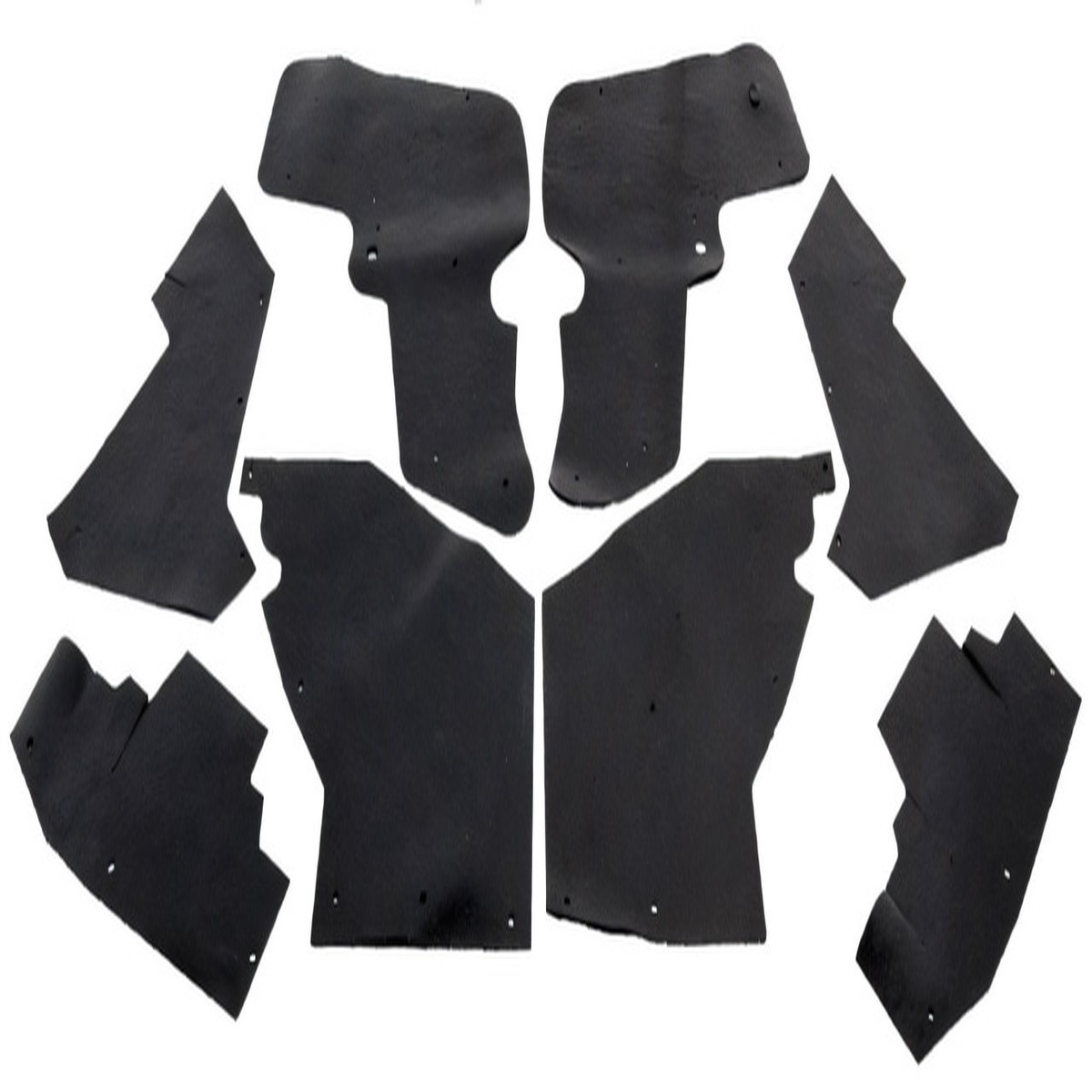 A-Arm Control Arm Dust Splash Shield for Cadillac 1967-68 24DR 8pc Rubber