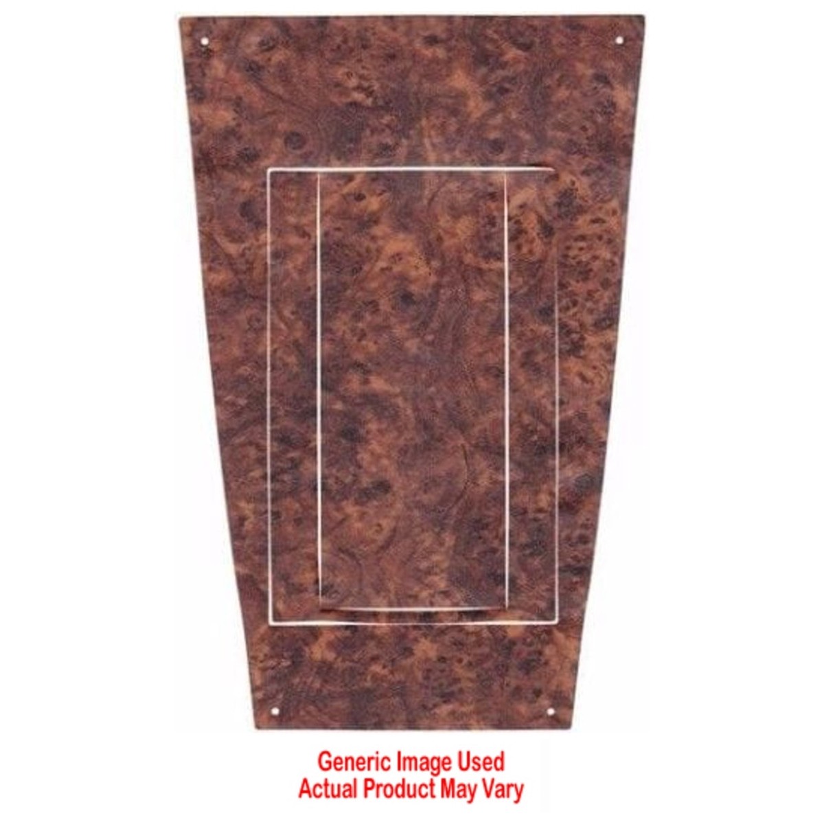 Console Cover Insert Trim Walnut Vinyl 4 Speed Shifter 2-Piece for Olds Cutlass
