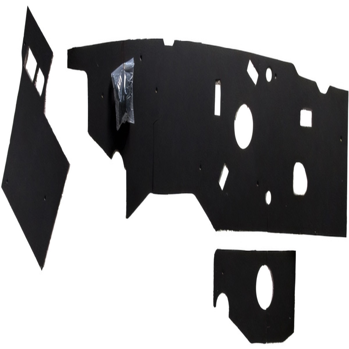 Firewall Sound Deadener Insulation Pad for 1963 Ford Galaxie Coupe Front Grey
