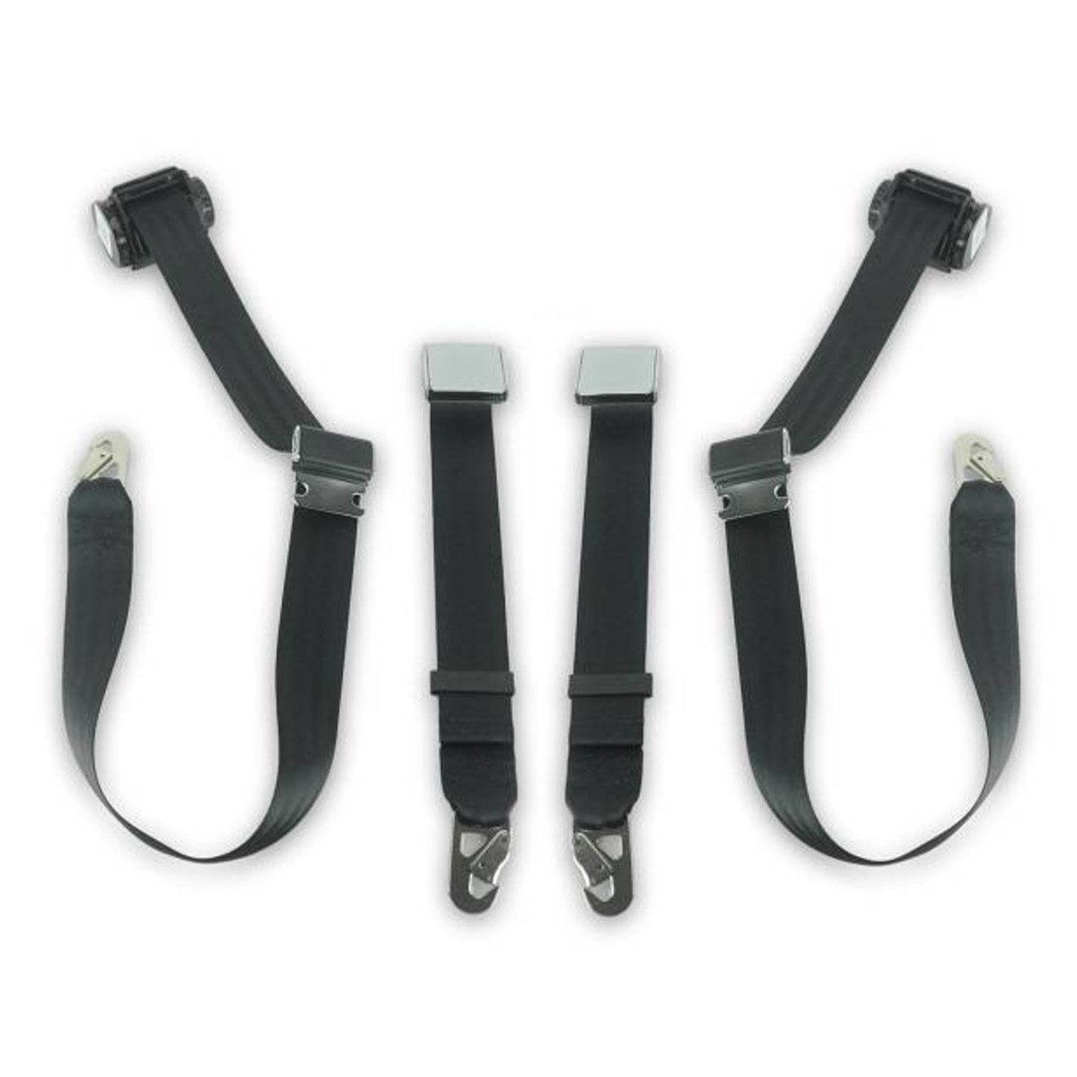 Seat Belt for Porsche 356 Driver Passenger 3pt Retractable Snaphooks