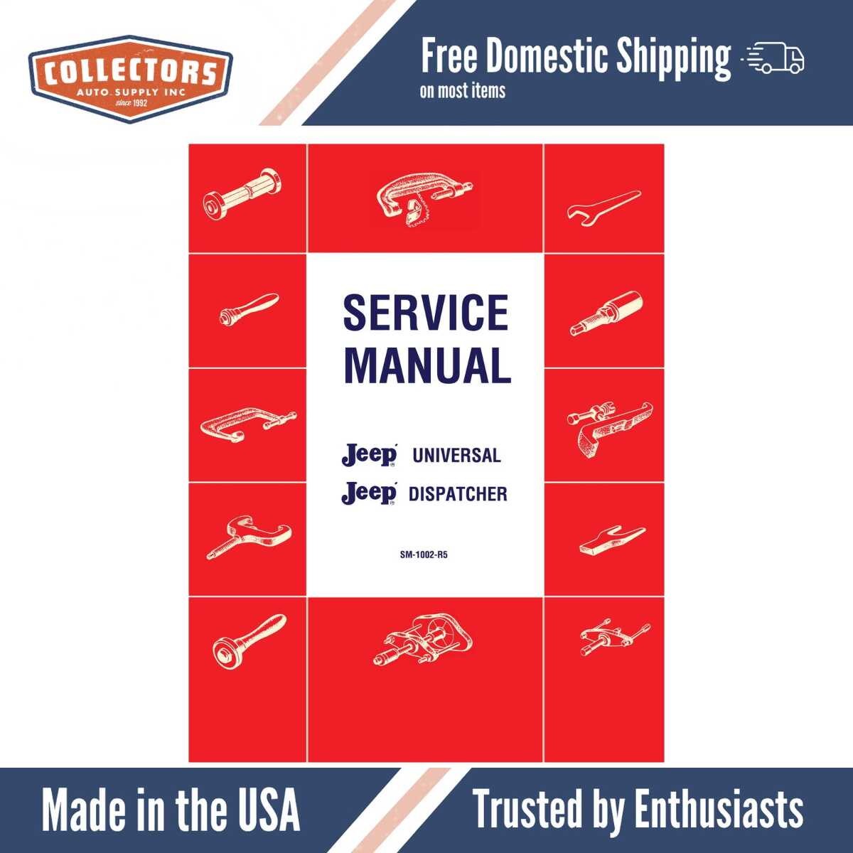 Service Manual for 1946-1965 Jeep