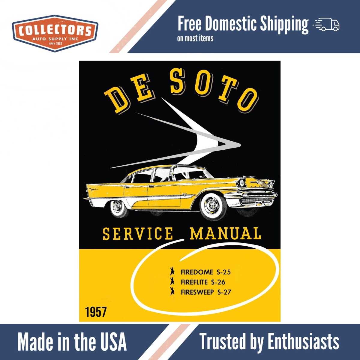 Service Manual for 1957 Desoto