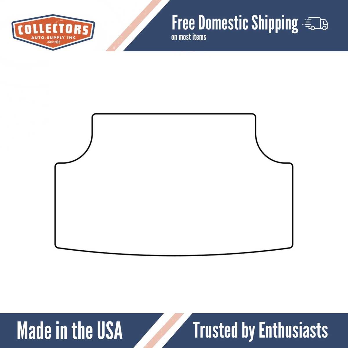 Trunk Rubber Floor Mat Cover for 1963-1965 Buick Riviera
