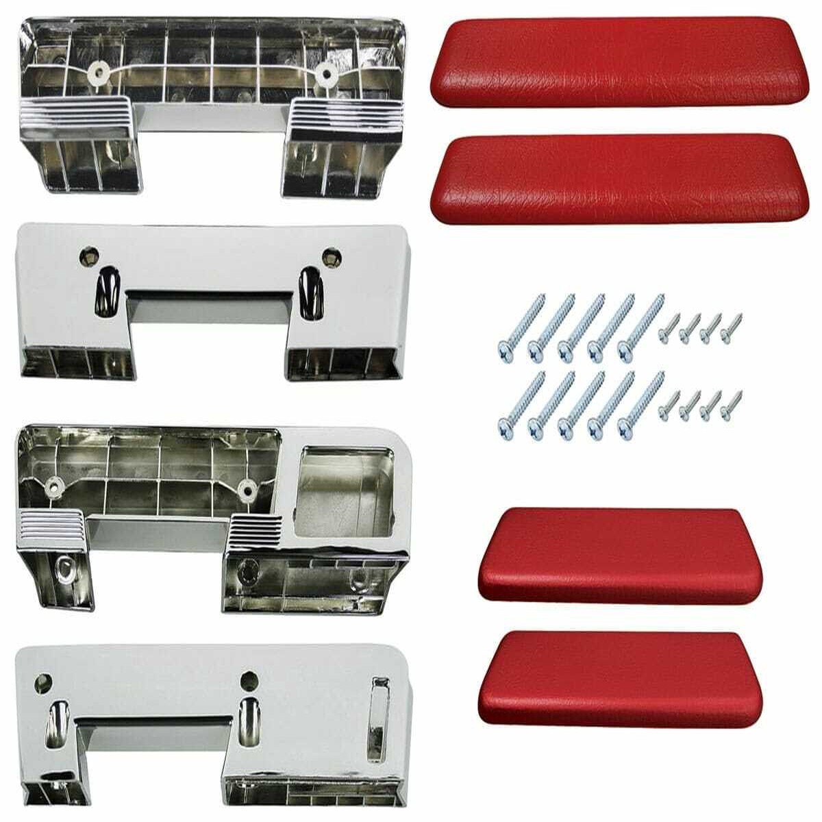 Armrest Kits for 1961-1964 Chevrolet Oldsmobile Pontiac A-Body FrontRear White