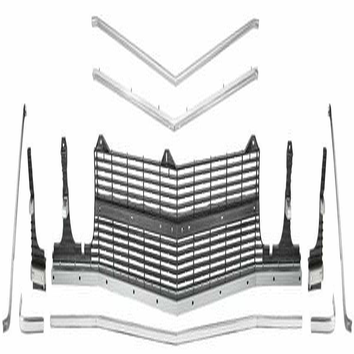Grille Kit for 1969 Chevrolet Chevelle El Camino Malibu W-Ctr Molding
