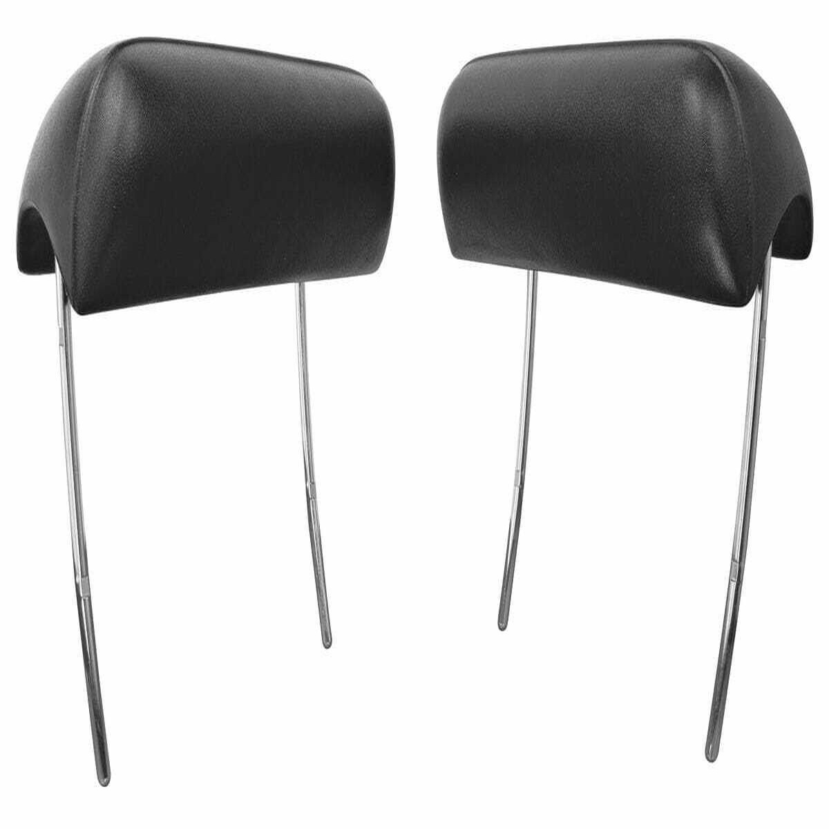 Headrests for 1970 GM A Body Bucket Black Reproduction Bucket Seat Pair