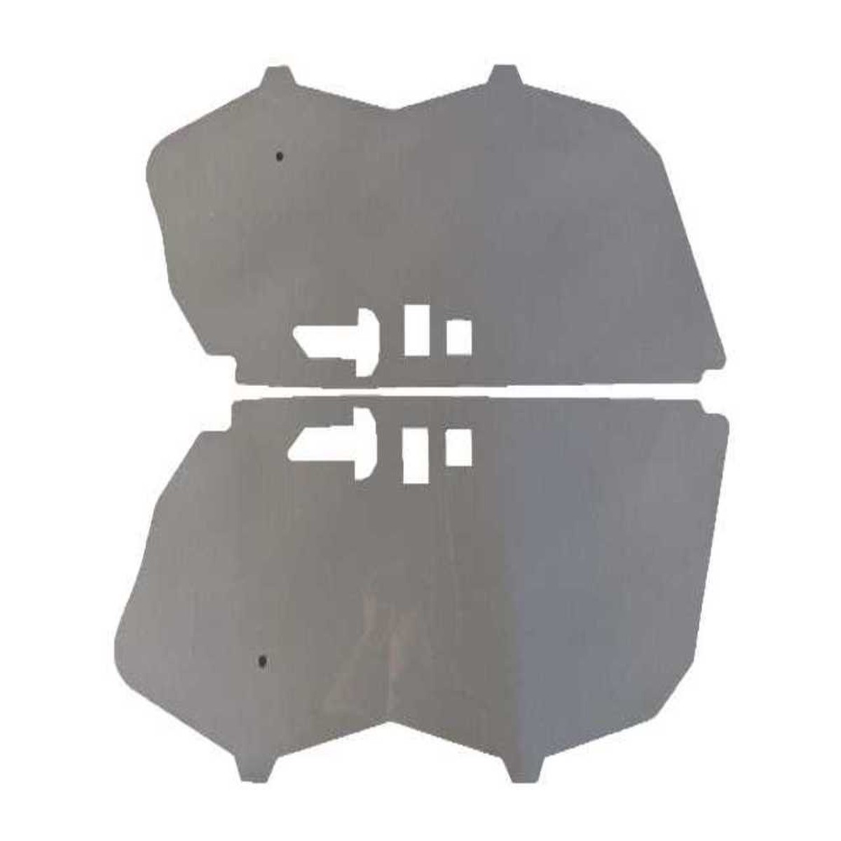 Water Shield Vapor Barrier for 1984-1988 Pontiac Fiero 2DR Unpainted Left Right