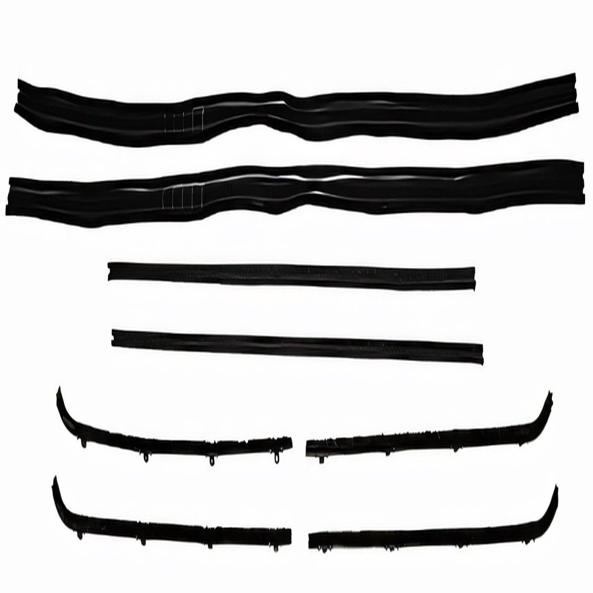 Window Sweeps Felt Kit for Chevrolet GMC Truck 1964-66 2DR PickUp 8Pc