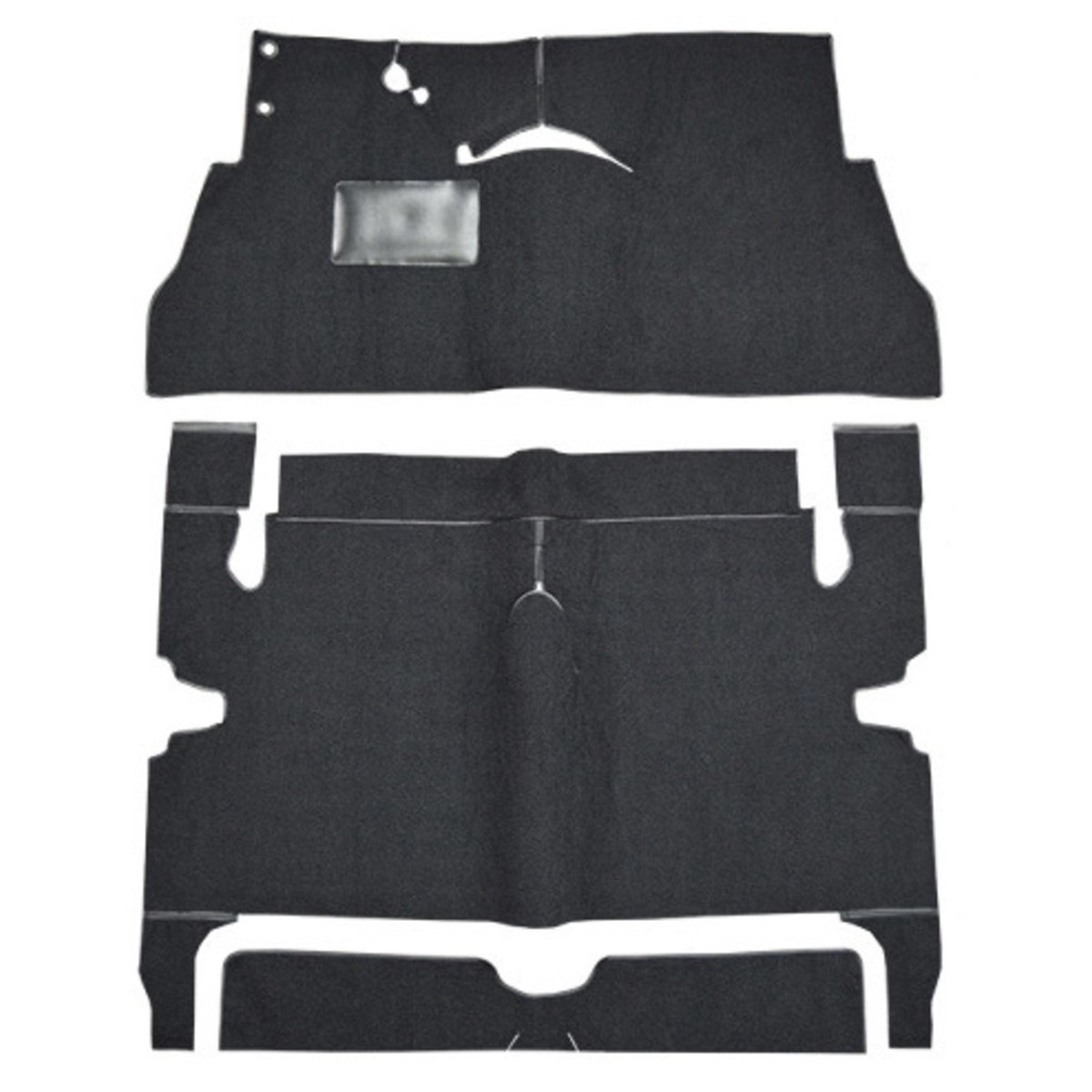 Carpet for 55-55 Cadillac Series 60 Fleetwood Molded Daytona Complete 3Pc