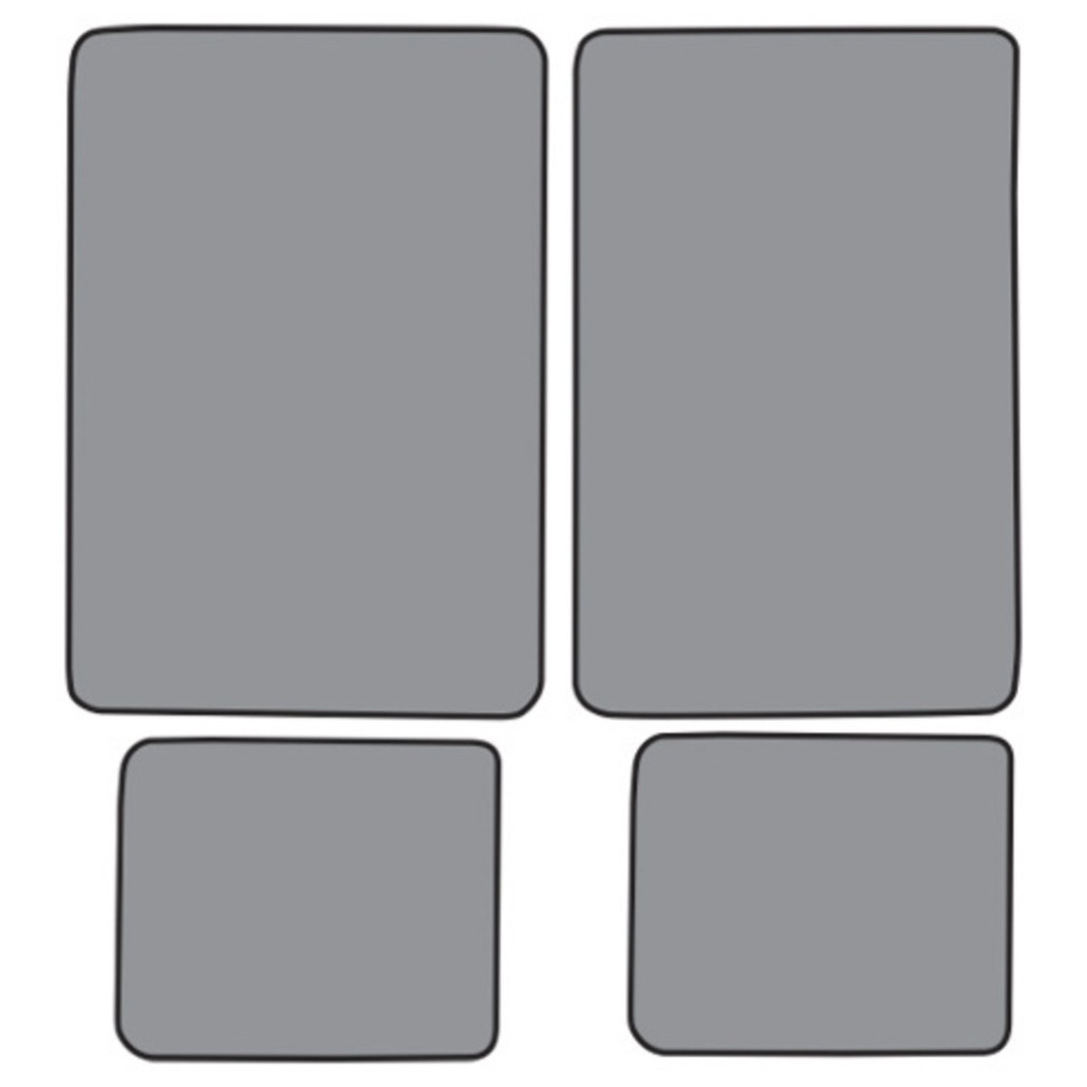 Floor Mats for 92-99 Chevrolet C2500 Suburban Cutpile 4Pc