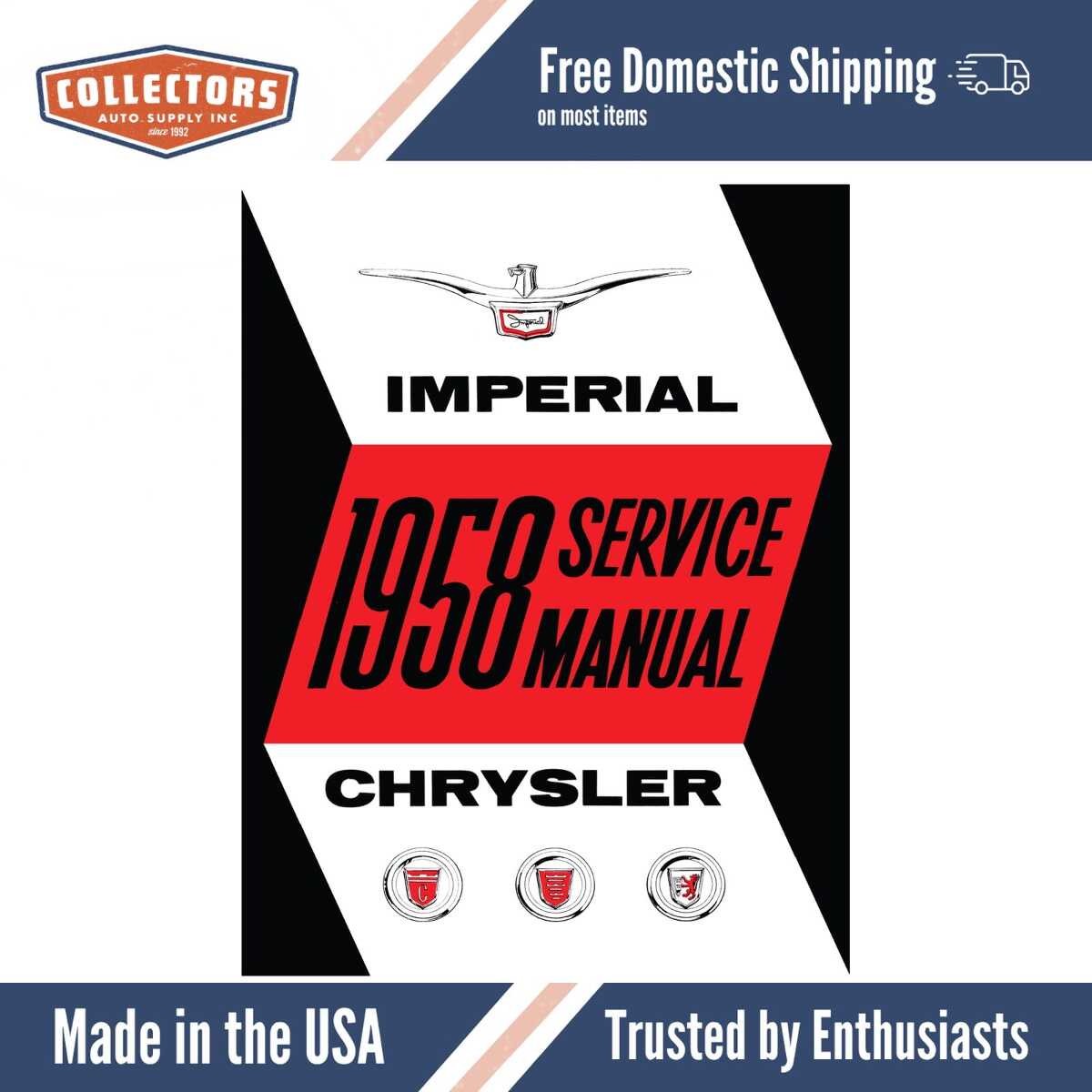 Service Manual for 1958 Chrysler Imperial