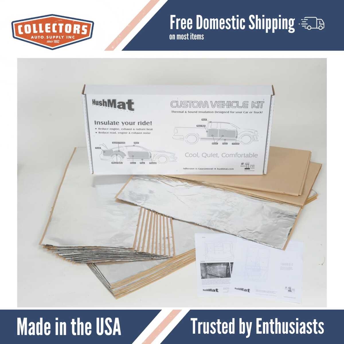 Sound Deadener Complete Vehicle Insulation Kit for 1957-1958 Cadillac