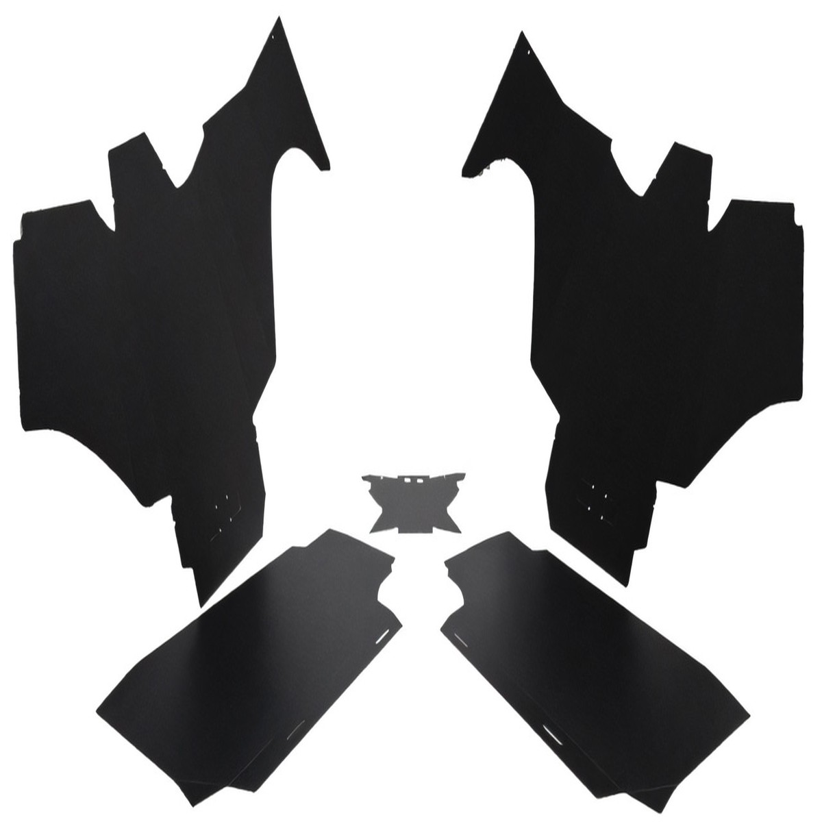 Trunk Side Panel Board for 1974 Buick Riviera 2-Door Rear Black