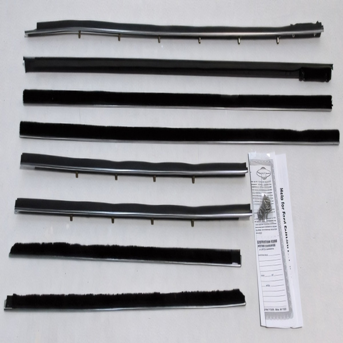 Window Sweeps for 1963 Ford Galaxie 4 Door Sedan Station Wagon USA Made