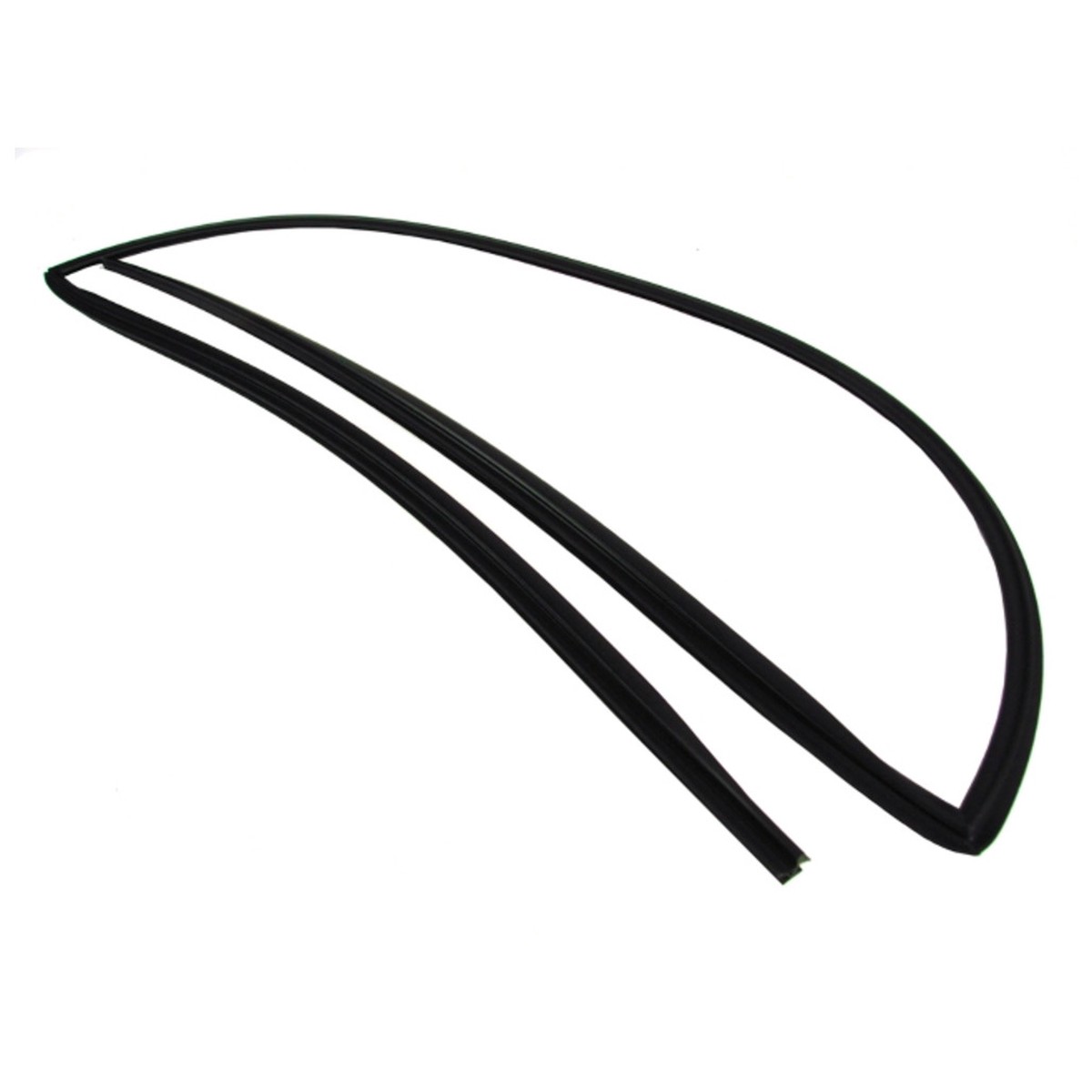 Windshield Weatherstrip Molding Black 1pc for 2003-08 Toyota Corolla Sedan 4Dr