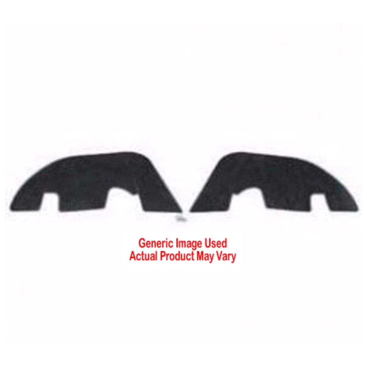 Front Wheel Splash Shield 2Pc WClips for 1963-1964 Plymouth Fury Made in USA