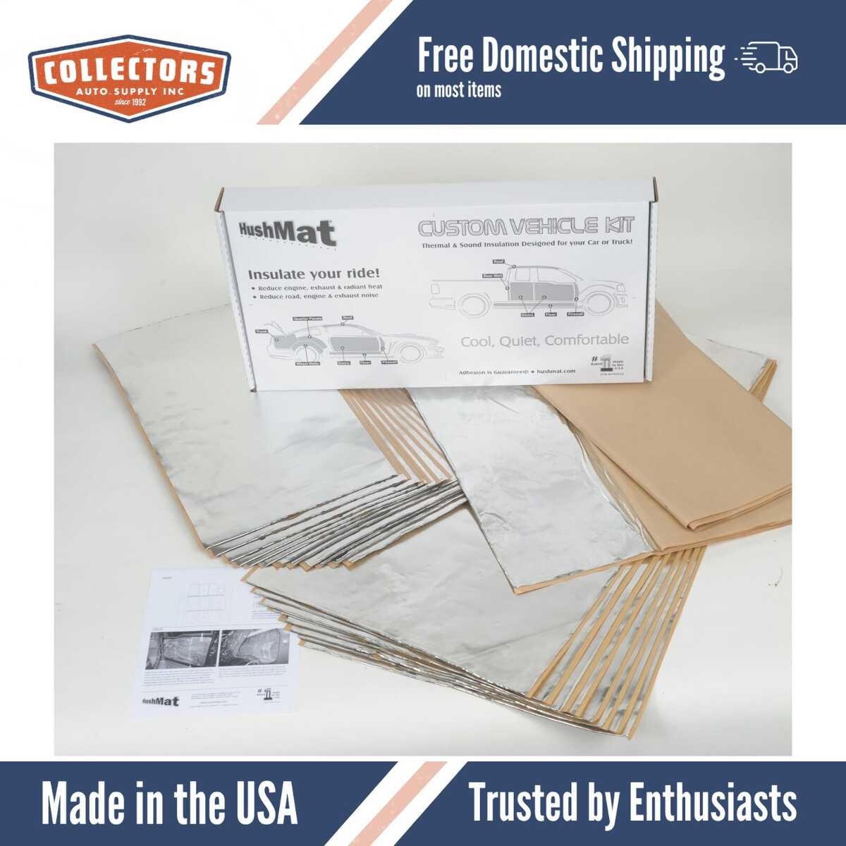 Sound Deadener Complete Vehicle Insulation Kit for 1943-1966 Jeep