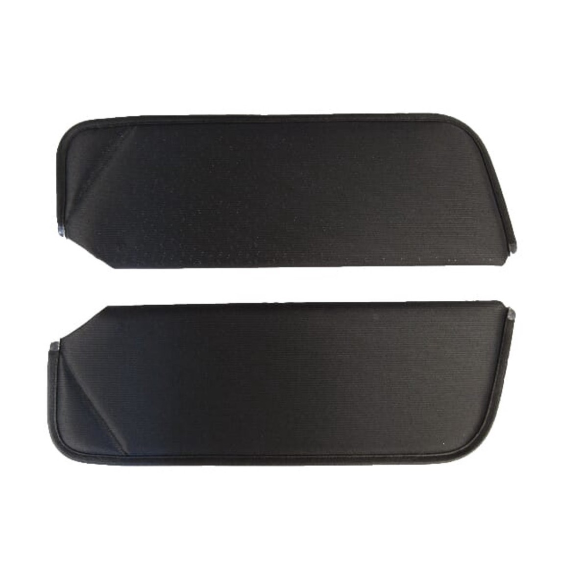 Sun Visor for 1971-1973 Pontiac Firebird 2 Door Hardtop CardboardFiberboard Perforated Black Perforated Vinyl 2 Piece