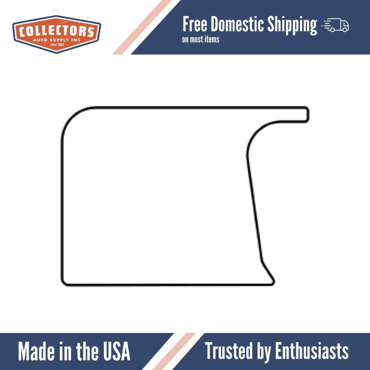 Trunk Rubber Floor Mat Cover for 1957-1958 Buick