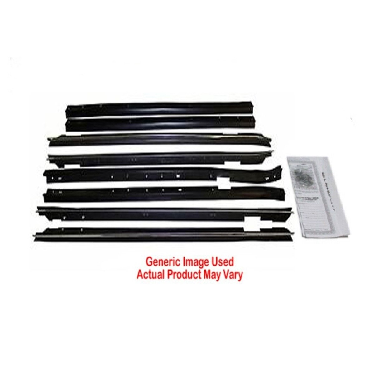 Window Sweeps Felt Kit for 1966-1967 Oldsmobile Cutlass 2 Door Convertible