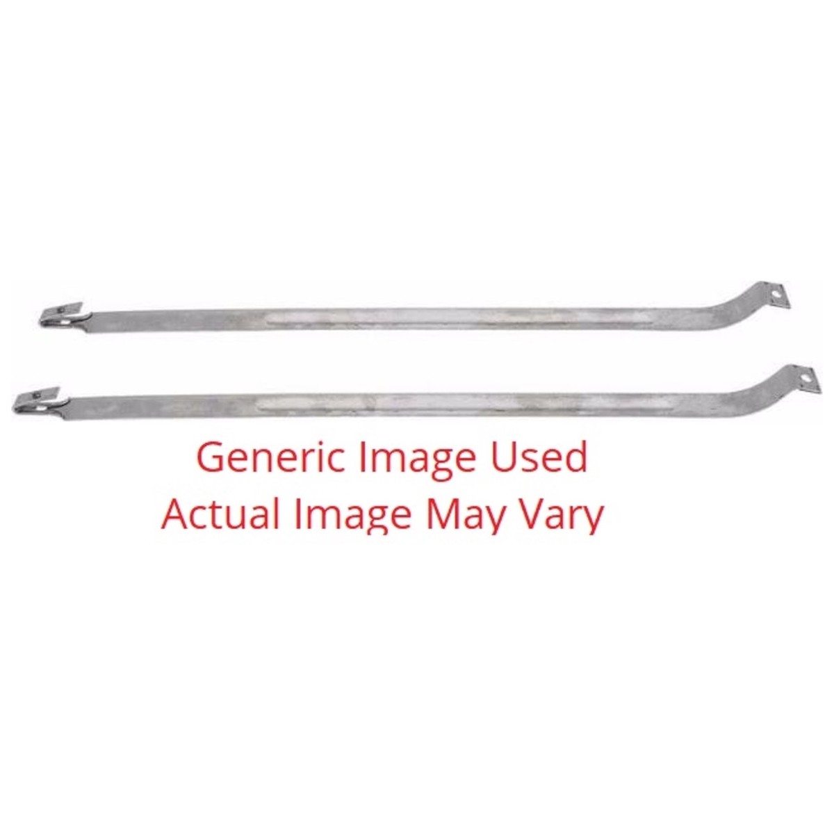 Gas Tank Straps for 1970-1973 Pontiac Firebird WHardware WRib Stainless Steel