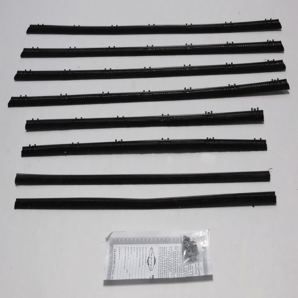 Window Sweeps for 1966-1967 Mopar Vehicles 66-67 2Dr Sedan Replacement 8pcs
