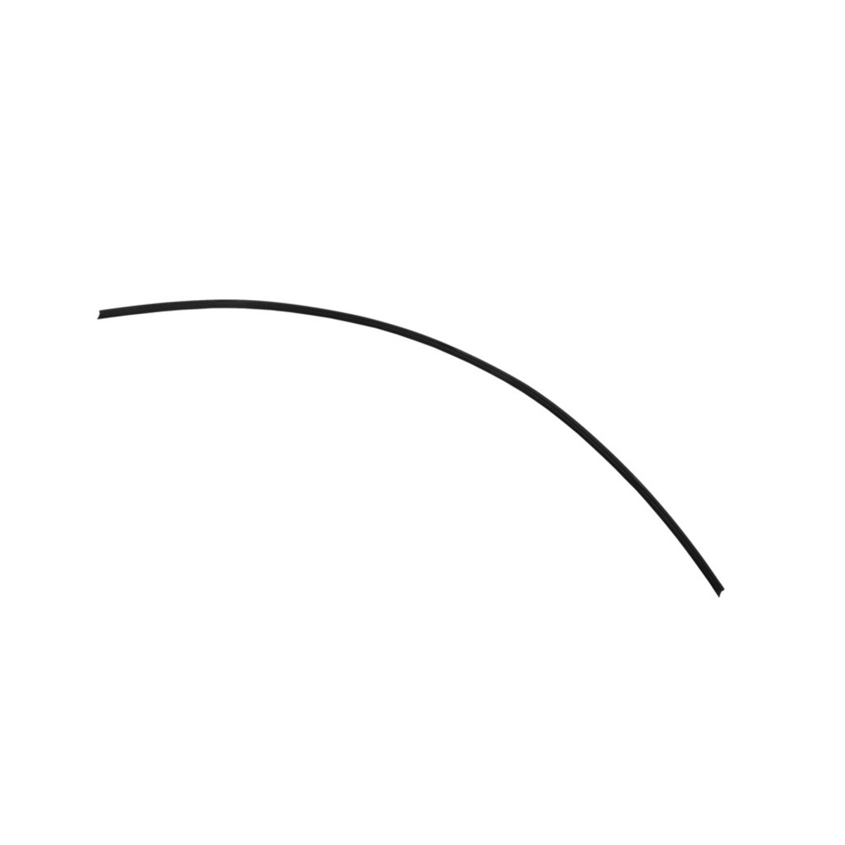 Windshield Top Weatherstrip Molding 1pc for 2003-2011 GM SedanConvertibleWagon 4Dr