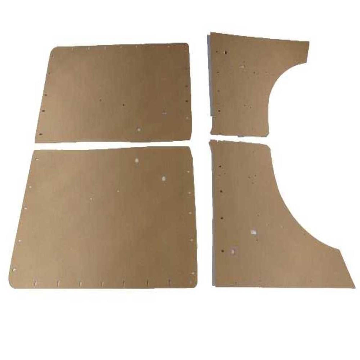 Interior Side Panel Backer Board for 1949-50 Dodge Wayfarer 2-Door Sedan 14 4pc
