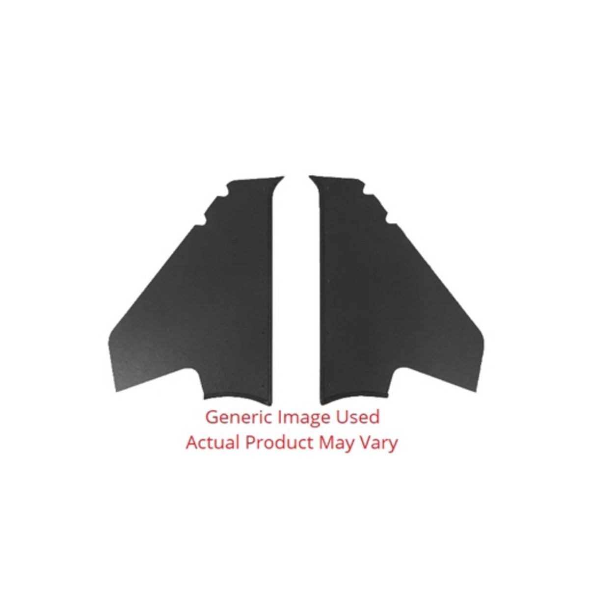 Kick Panel Board for 1941 Chrysler Multiple Models Standard Black Painted (Color Options In Photo)