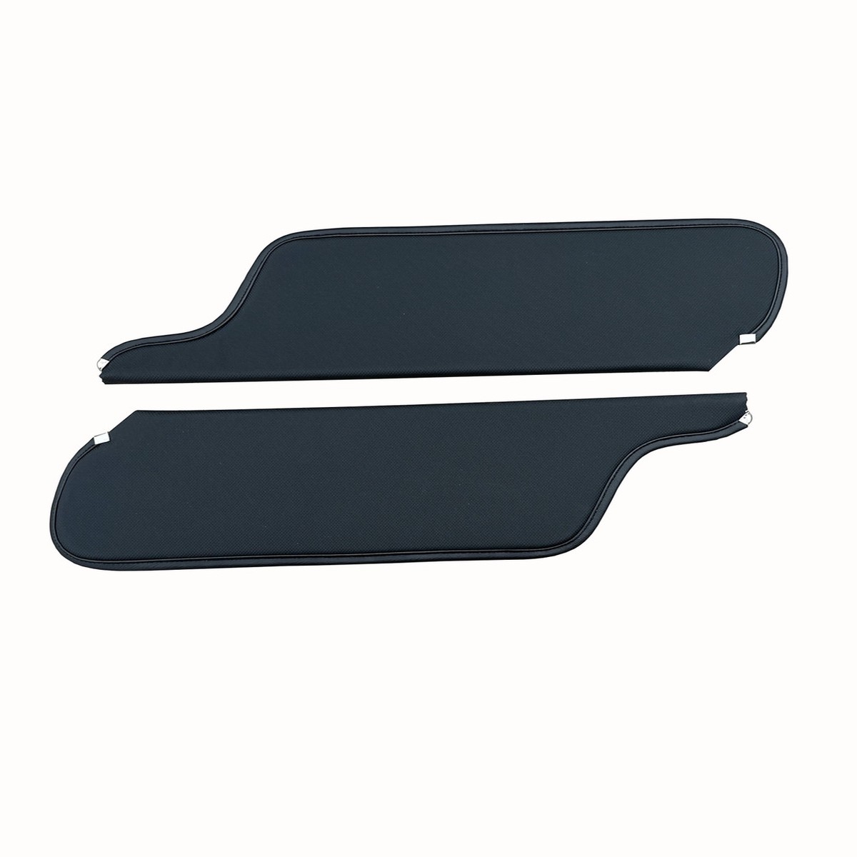 Sun Visor for 1977-1979 Ford Multiple Models 2 Door Hardtop CardboardFiberboard Tier Black Tier Vinyl 2 Piece