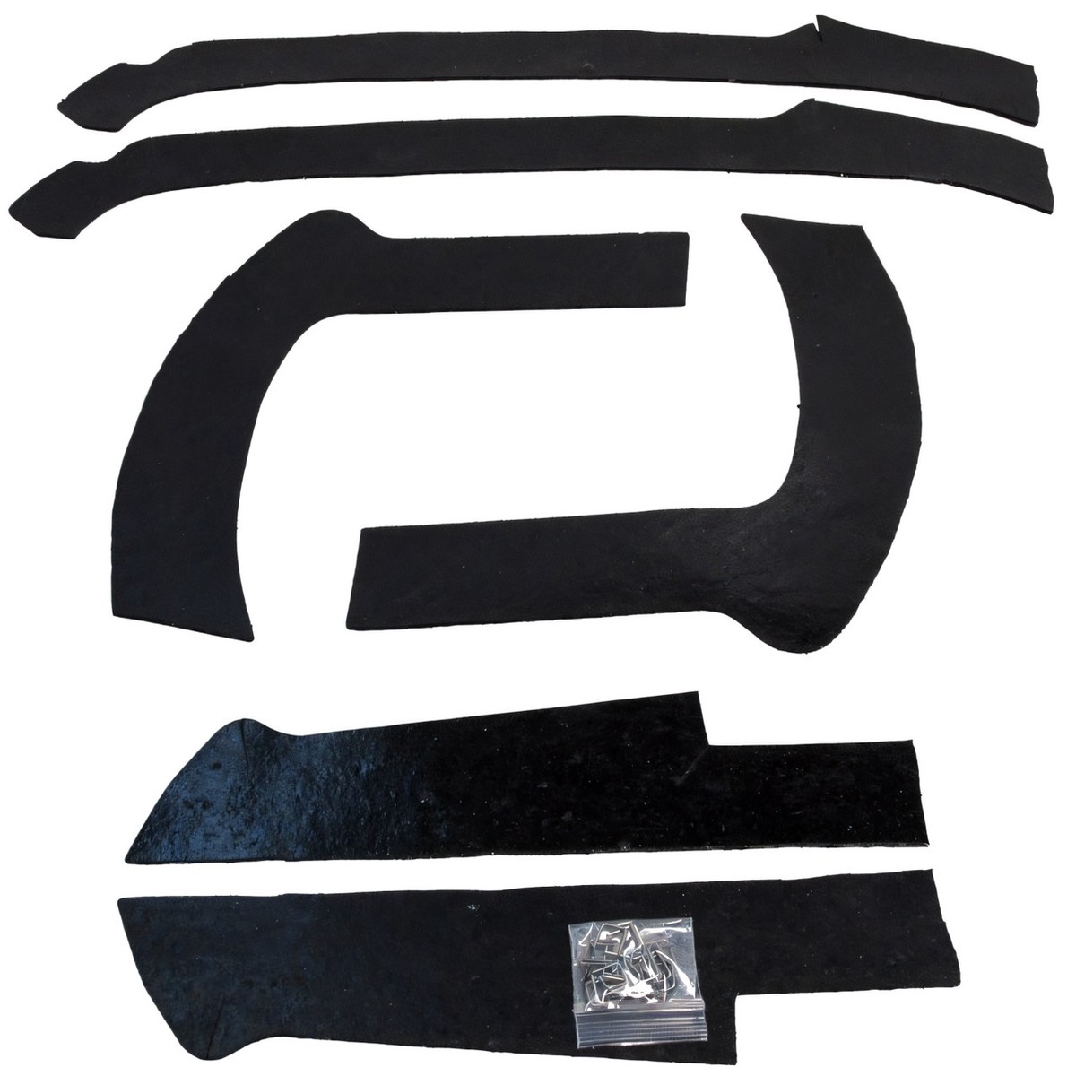 Fender Dust Splash Shield for Ford Mustang 1965-66 2DR Rubber Made in USA