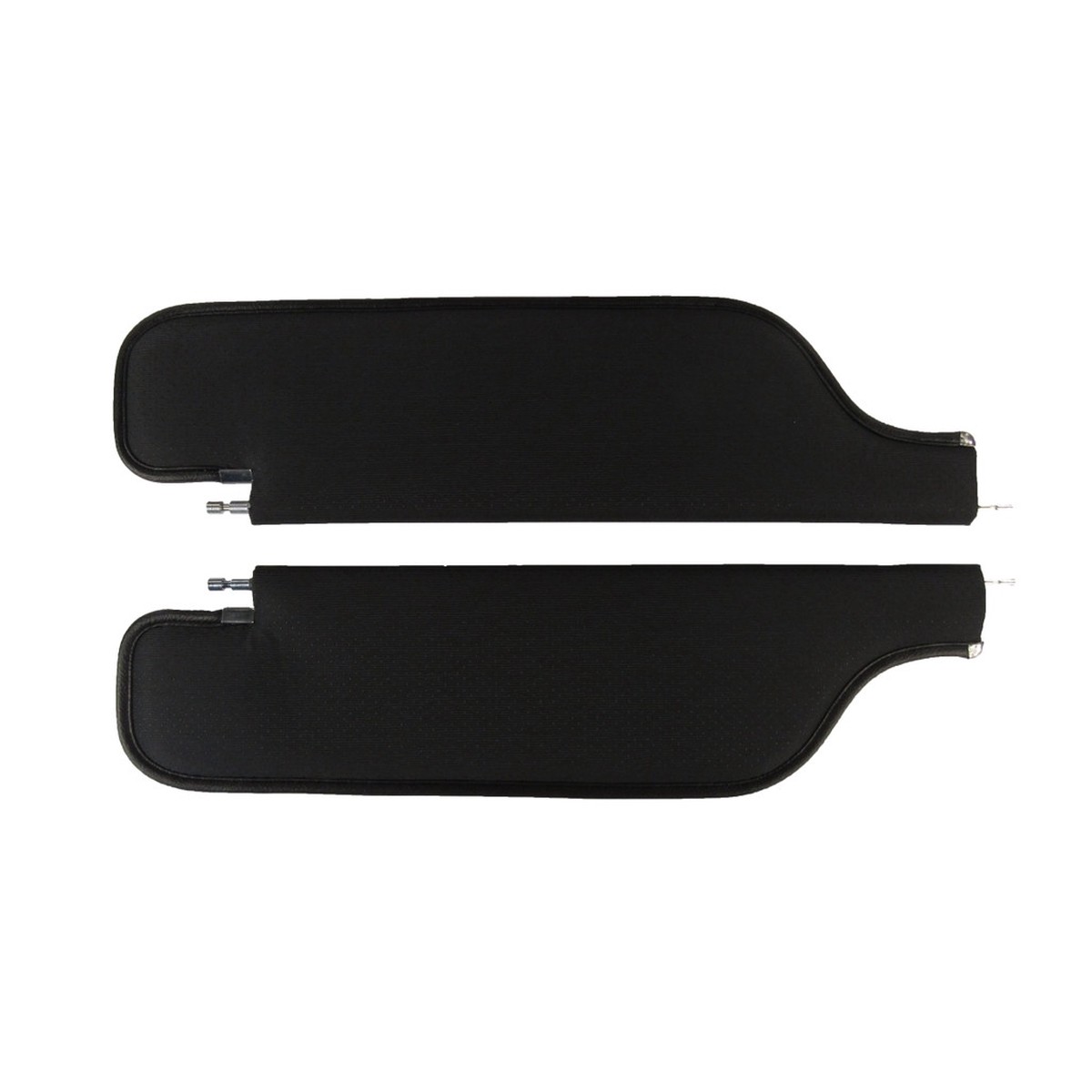 Sun Visor for 1967 Pontiac Firebird 2 Door Hardtop CardboardFiberboard Impala Leather Black Impala Leather Vinyl 2 Piece