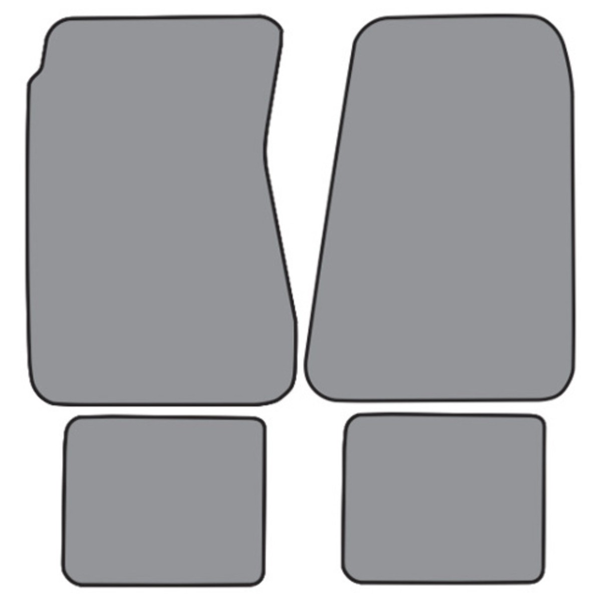 Floor Mats for 1968-1972 Pontiac GTO Auto Loop 4Pc