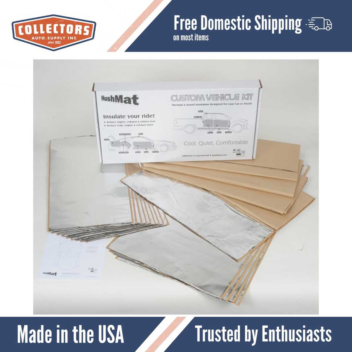 Sound Deadener Complete Vehicle Insulation Kit for 1984-2001 Jeep 66508