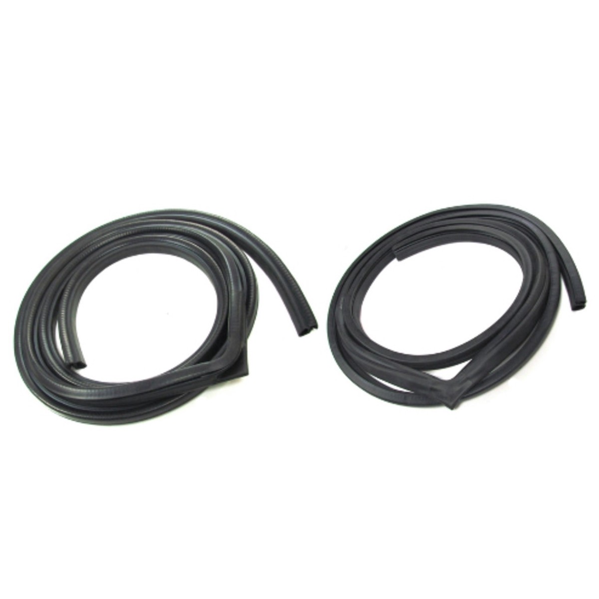 Door Rubber Weatherstrip Seal Left and Right Hand 2pc for 1969-75 Internationa