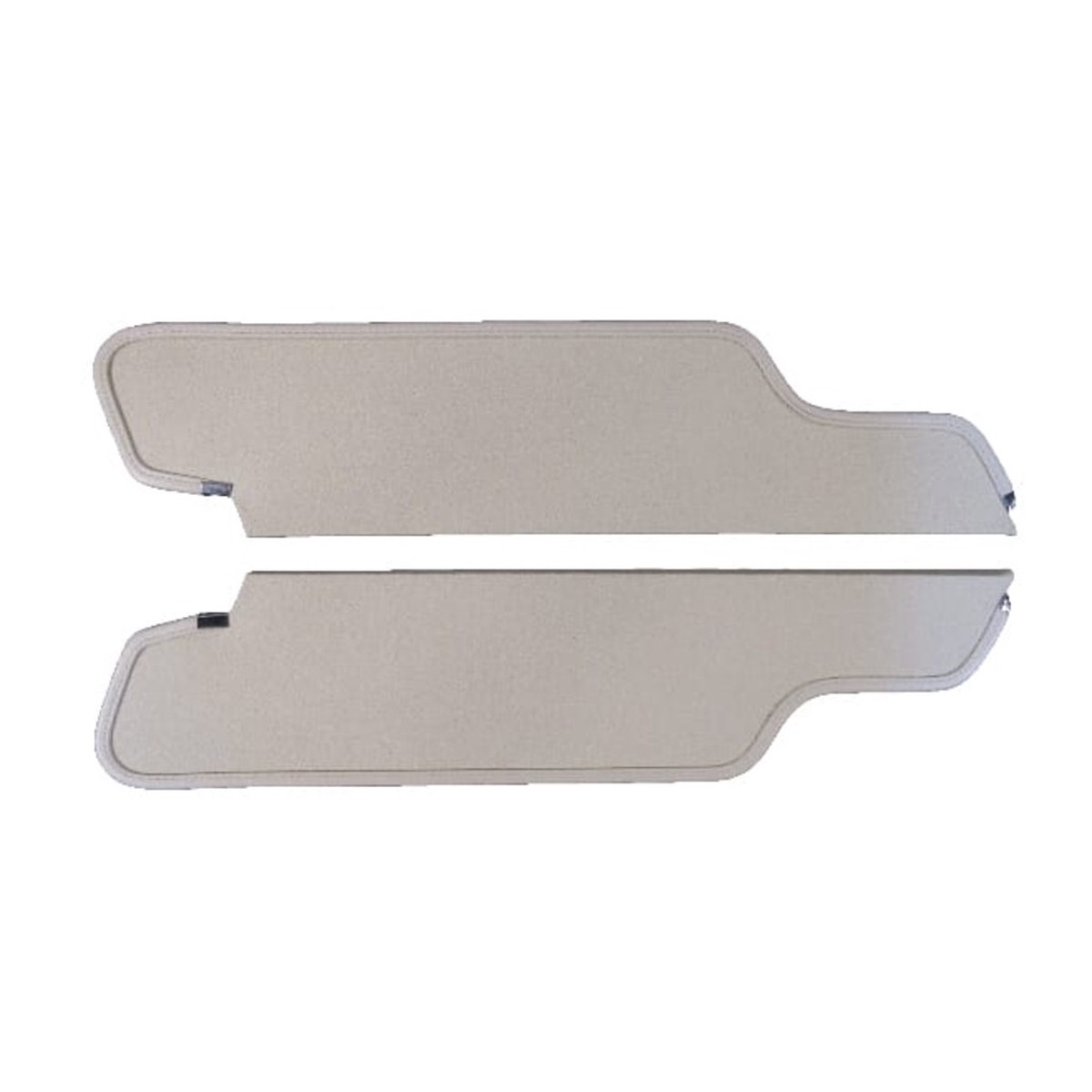 Sun Visor for 1965-1966 Ford Multiple Models 4 Door Station Wagon CardboardFiberboard Crater Black Crater Vinyl 2 Piece