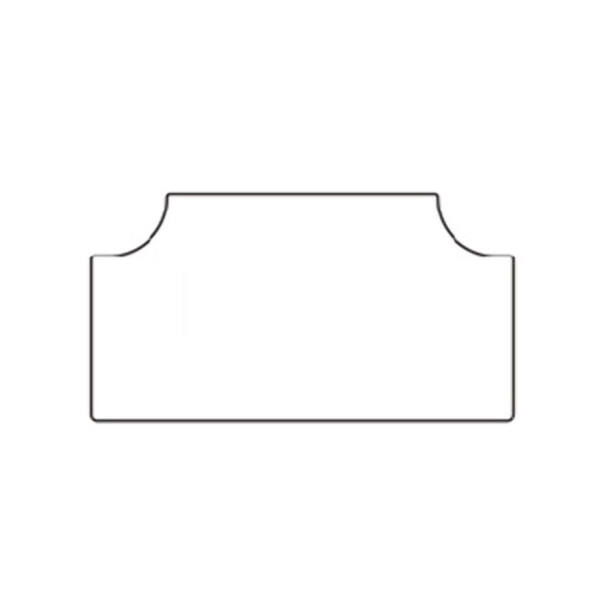 Trunk Rubber Floor Mat Cover for 1975-1976 Dodge Coronet