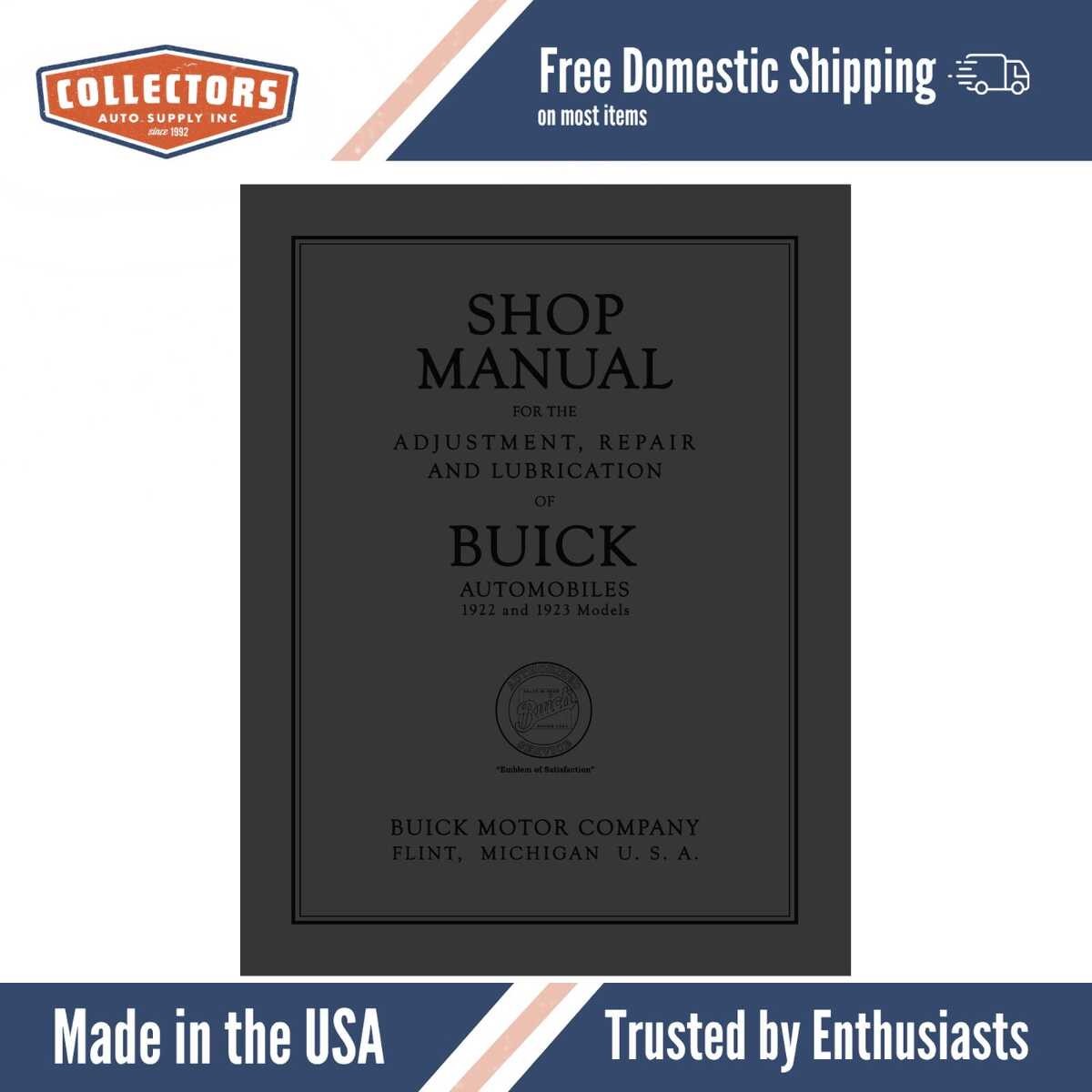 1922-23 Buick Shop Manual