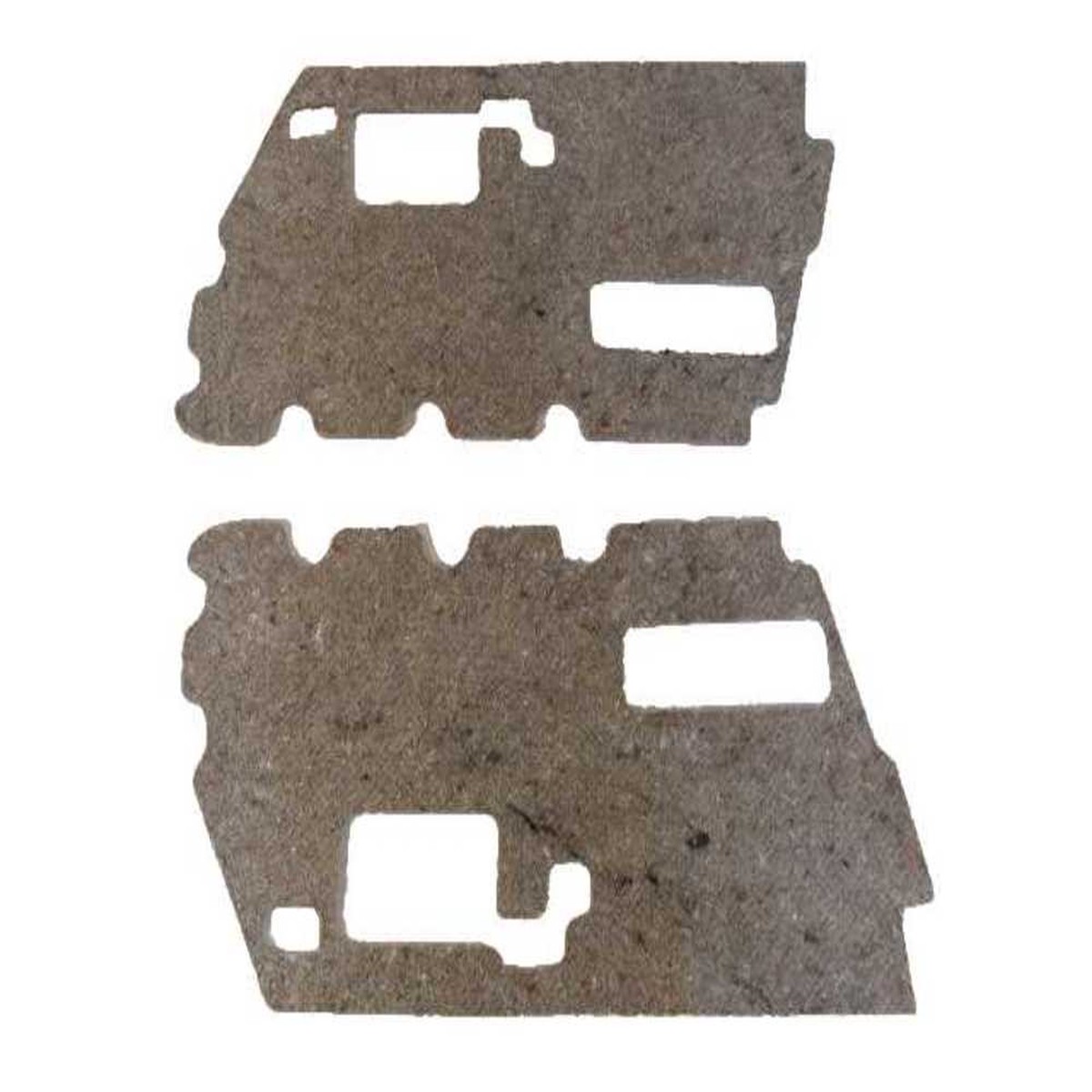 Door Panel Insulation for 1984-1988 Pontiac Fiero Jute Unpainted Front 1 piece
