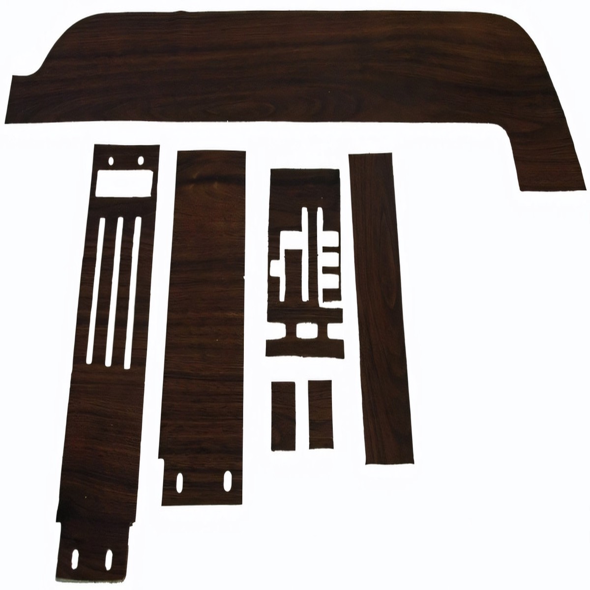 Dash Insert for 1968 Ford Mustang ConsoleDash Woodgrain W AC Made in USA